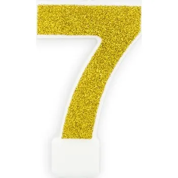 Svíčka Svíčka zlatá PD číslo 7