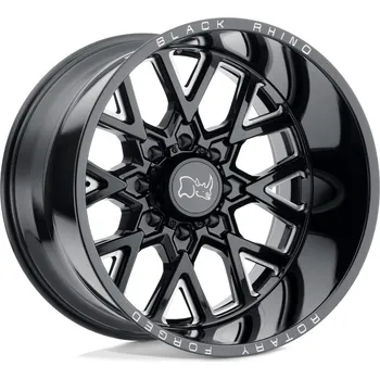 Alu kolo Black Rhino grimlock disk 22x11.5 8x165.1 122.4 et-44, gloss black