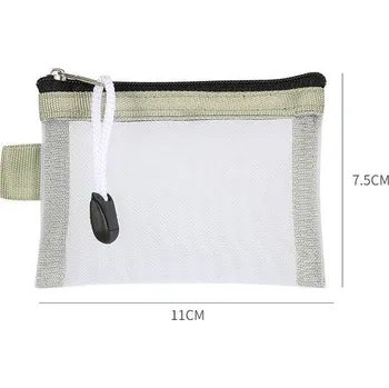 Peněženka Malá peněženka s držákem klíčů a karet - Zelená