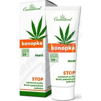 Bylinná léčivá mast Cannaderm Konopka mast pro suchou pokožku 75g