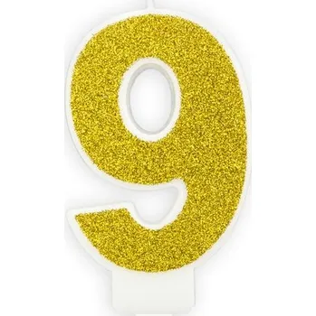 Svíčka Svíčka zlatá PD číslo 9