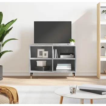 Televizní stolek vidaXL TV skříňka 69,5 x 30 x 50 cm kompozitní dřevo [826958] Barva: Betonová šedá