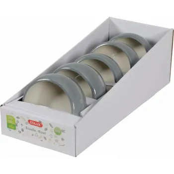 Miska pro psa Zolux ZOLUX Keramická miska pro hlodavce, zabraňuje úniku potravy nebo vody, 300 ml, šedá/béžová