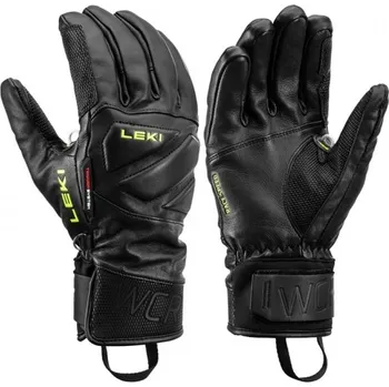 Módní doplněk rukavice Leki WCR Venom Speed 3D, black/ice lemon - vel. 10.5 114974