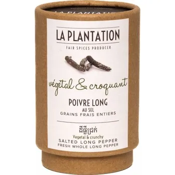 Koření La Plantation Kampotský pepř dlouhý fermentovaný 50g tubus