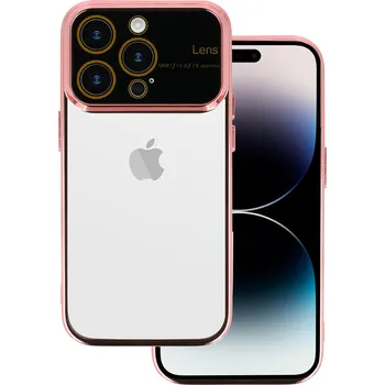 Pouzdro na mobilní telefon Pouzdro Electro Lens pro Samsung Galaxy A13 4G Rose gold