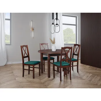 Jídelní set Jídelní set 4+1 Šimon Vyberte Tkaninu:: Tkanina 5, Vyberte Moření:: Deska grandson, ostatní bílé