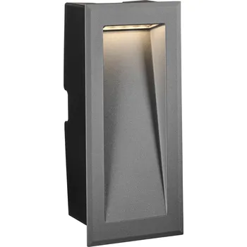 Venkovní osvětlení Trinity LILX0015 Venkovní zápustné svítidlo Fano Small LED 4,8W 3000K, antracit, rozměr 10,5x23,8cm, IP65