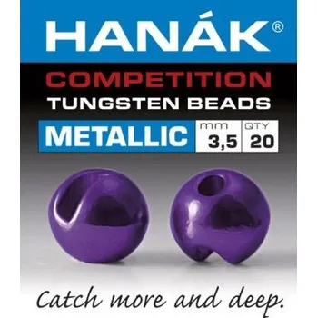 Hanák Tungstenové hlavičky Metallic Dark Purple 3mm