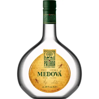 Medovina Palírna u Zeleného Stromu Medová starozlatá 20 % 0,5 l