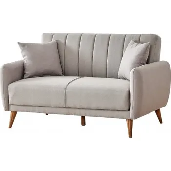 Pohovka Dvoumístná rozkládací pohovka Elain - šedá