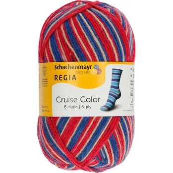 Příze Regia 6-ply Color 6205 Deck color (Ponožková příze Regia color 6-ply 6205)