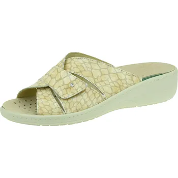 Dámské pantofle Dámské kožené pantofle Rega Shoes F006 Velikost: 40