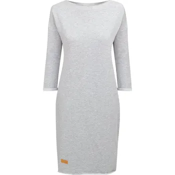 Dámské šaty Dámské teplákové šaty SIMPLE šedé - ČESKÁ VÝROBA - SSIGRL