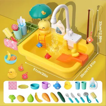 Dětská kuchyňka Čína Multifunkční dětský kuchyňský dřez na hraní Varianta: Kachnička