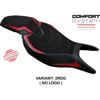 Moto sedlo TPZ Italia Potah sedla Triumph Speed Triple 1200 RS (22-24) Senna Special Color Comfort potah sedla: bez loga 2RDG (red-grey)