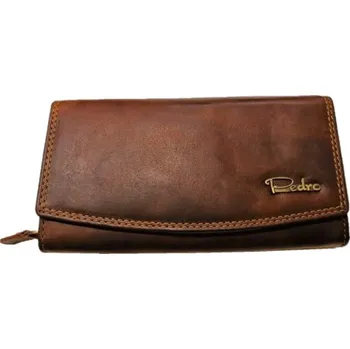 Peněženka Kožená velká peněženka PEDRO TAN tan 002