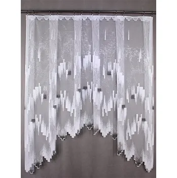 Záclona Oblouková záclona - Barbara šedá 160x320cm