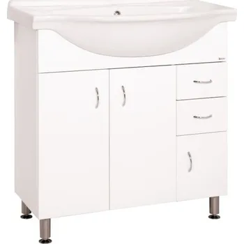 Koupelnový nábytek Keramia Pro PRO80DV skříňka s umyvadlem bílá