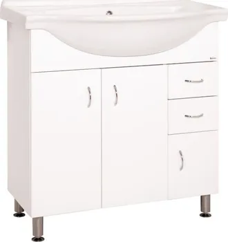Koupelnový nábytek Keramia Pro PRO80DV skříňka s umyvadlem bílá