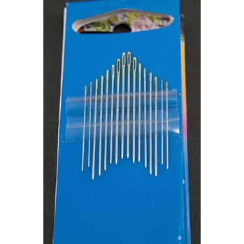 Sada nářadí Sada jehel na ruční šití s ostrou špičkou - 16 ks - délka 3,2 cm - 4,2 cm