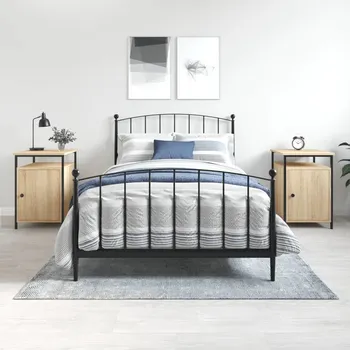 Noční stolek vidaXL Noční stolky 2 ks 40 x 42 x 60 cm kompozitní dřevo [825870] Barva: dub sonoma