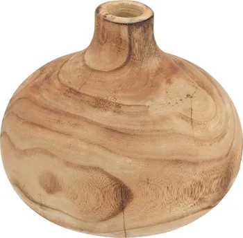 Váza Hogewoning Dřevěná kulatá váza HW006