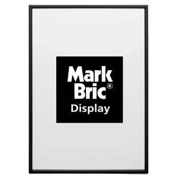 Rám na obraz Zasouvací plastový rám MARK BRIC B0 - šedý