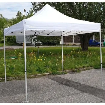 Zahradní altán Střešní plachta pro nůžkový stan 2x2m ALU barva Bílá