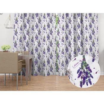ubrus Dekorační závěs PML-084 Lavender 145x140 cm