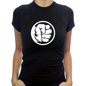 dámské tričko IRON MAN-Hulk S Bílá