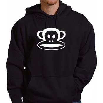 Pánská mikina mikina s kapucí PAUL FRANK - Monkey Černá XL