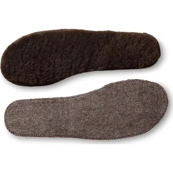 Vložka do bot Wooline Vložky do bot filc/kožešina hnědé Velikost obuvi: 45