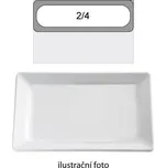 APS Melaminový podnos PURE GN 2/4, bílý