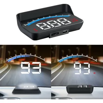 HEAD UP LED projektor DISPLEJ na čelní sklo DO AUTA LCD