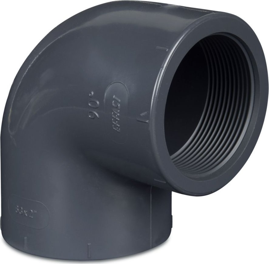 Efast Koleno úhel 90° s vnitřním závitem Rozměry: 40MM X 1 1/4 VNITŘNÍ ZÁVIT
