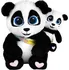 plyšák TM Toys Mami & BaoBao interaktivní panda s miminkem