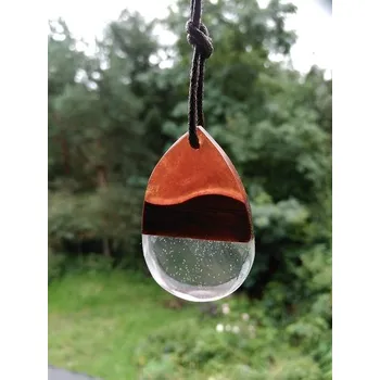 Náhrdelník Náhrdelník oranžový s čirou (Náhrdelník oranžový s čirou)