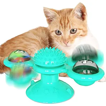 Hračka pro kočku Rotující hračka pro kočky (Rotující hračka pro kočky je výhra v loterii jak pro vás, tak pro vaši kočičku. Interaktivní zábavná hračka má snad vše, co přiláká pozornost kočky. Od blikající kuličky, kterou lze vložit do rotujících ramen, po šantu kočičí, k