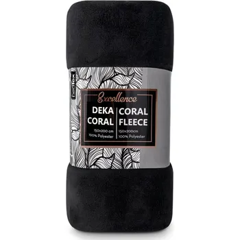 deka TipTrade s.r.o. Deka Coral mikroplyš 150x200 cm Barva: černá