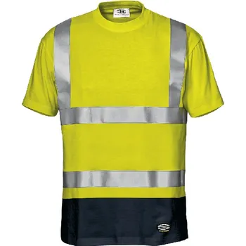 Pánské tričko SIR MARILENE HiVis MULTI triko žlutá/modrá - v. L