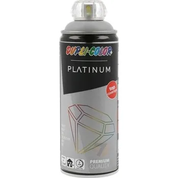 Barva ve spreji Dupli-Color Platinum RAL 7001 šedá saténově matná barva ve spreji 400ml