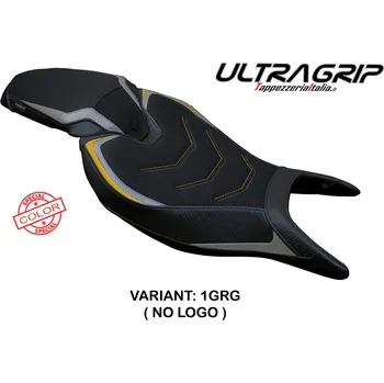 Moto sedlo TPZ Italia Potah sedla Triumph Speed Triple 1200 RR (22-24) Renee Special Color Ultragrip potah sedla: bez loga 1GRG (grey-gold)