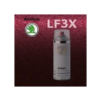 Autolak SKODA LF3X CERVENA ROSSO BRUNELLO barva Spray 400ml