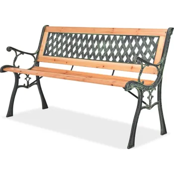 Zahradní lavice vidaXL Zahradní lavice 122 cm dřevěná [40262]