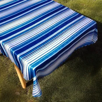 ubrus Teflonový ubrus 120/140 - Modrý pruh