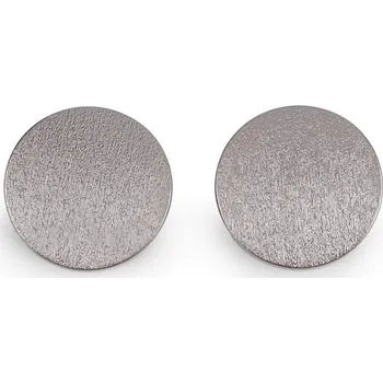 Knoflík Kovový knoflík s designovým reliéfem velikost 44" 1 nikl tm.