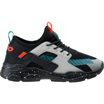 Chlapecká obuv Dětské Nízké tenisky BEJO SLIKTER JR 4738-BLACK/GREY – Černá 30