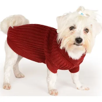 Obleček pro psa Svetr Lisabon bordó 20 cm
