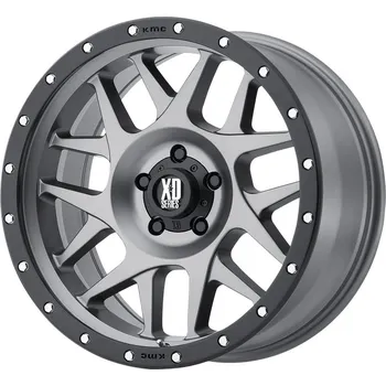 Plechové kolo XD 127 BULLY disk 17x9 5x127 78.1 ET-12, Matte gray